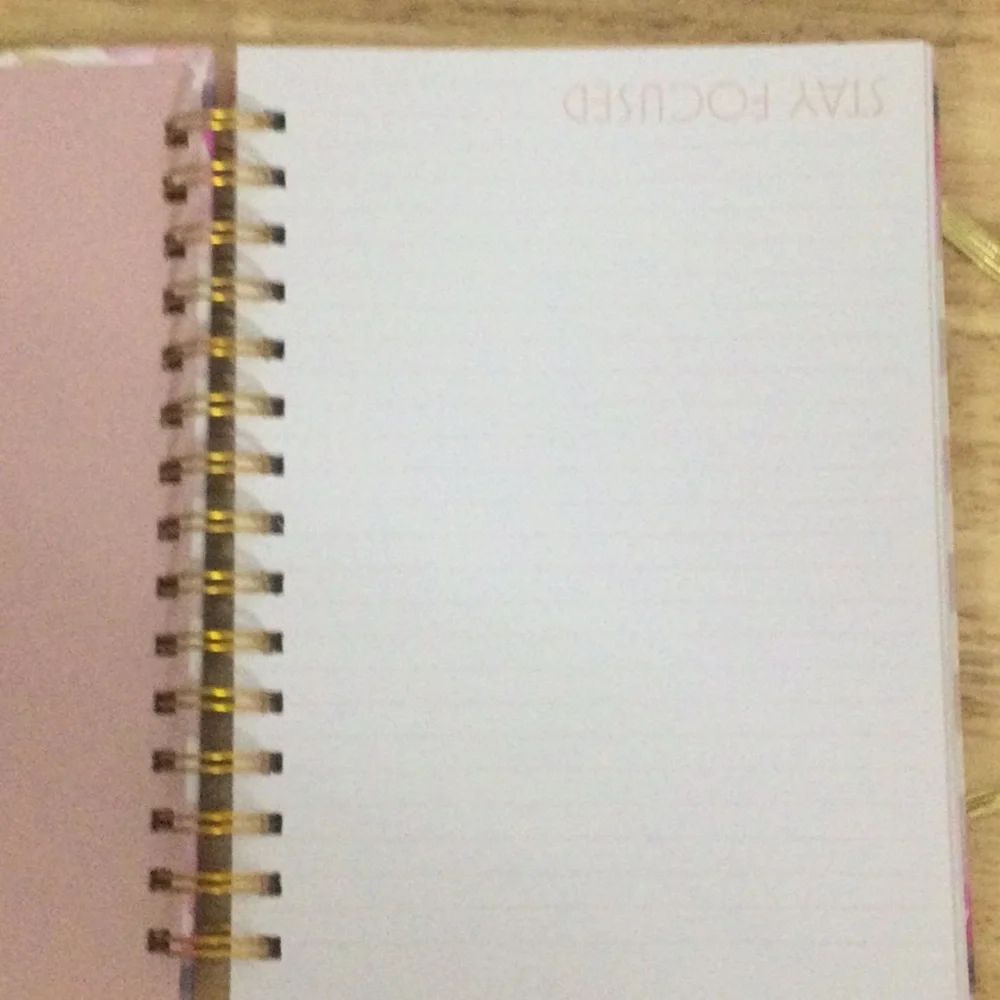 🌞 Stay Focused journal new with defect, pages inside are upside down! Lol